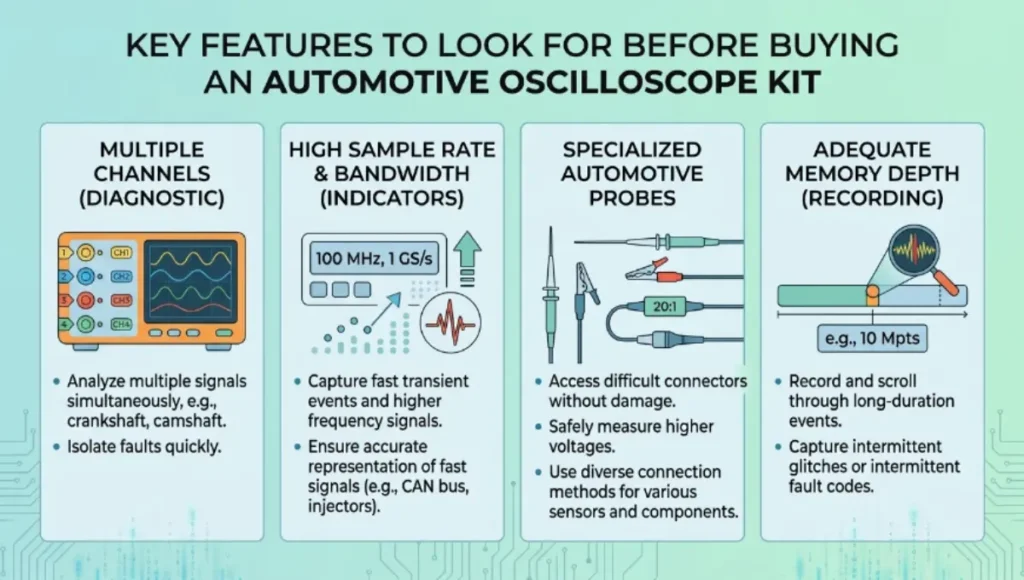 What Features Should You Look for Before Buying an Automotive Oscilloscope Kit?